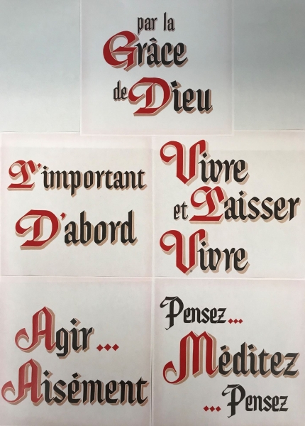 Slogans (Jeu De 5)